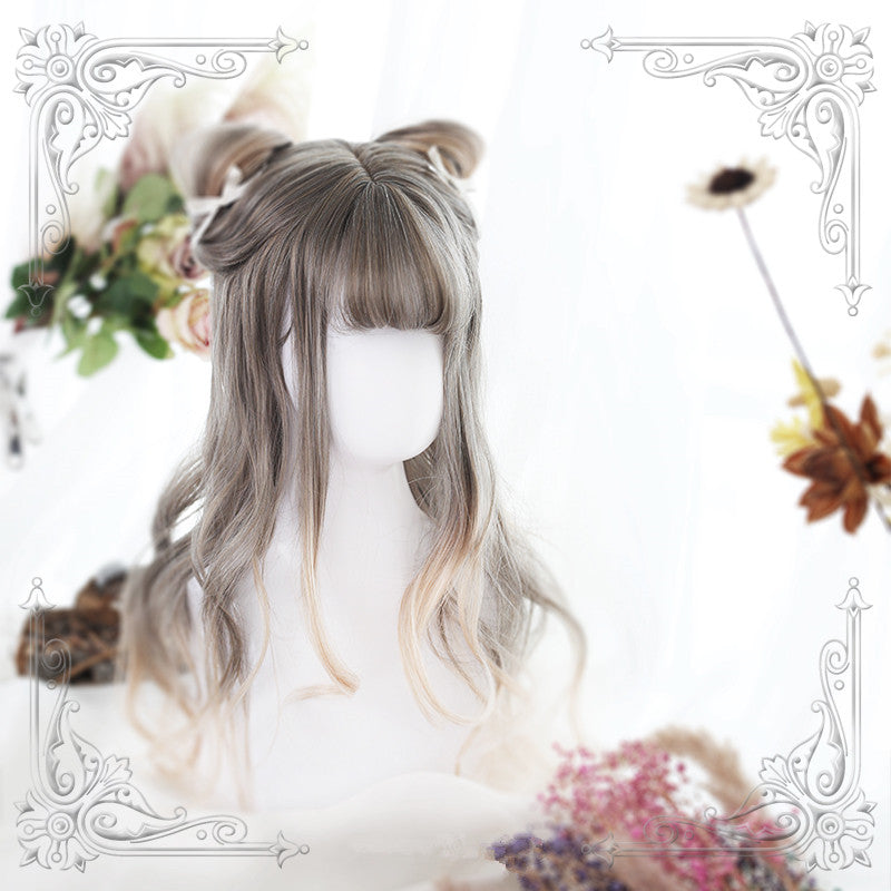 "LOLITA GRADIENT GREY GOLD" WIG Y022902