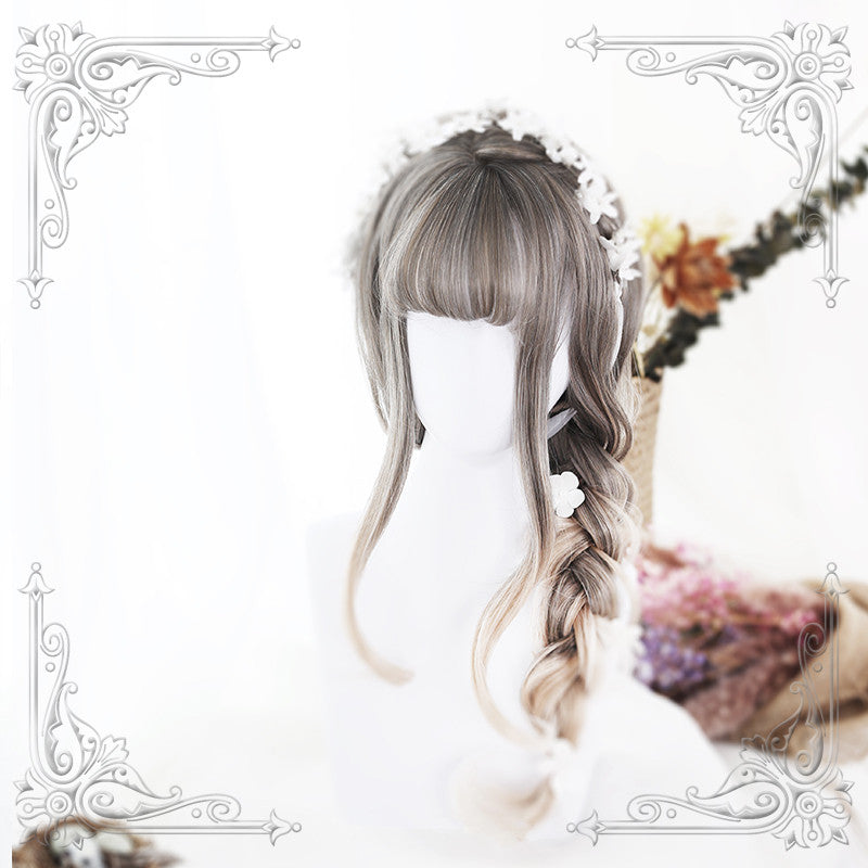 "LOLITA GRADIENT GREY GOLD" WIG Y022902