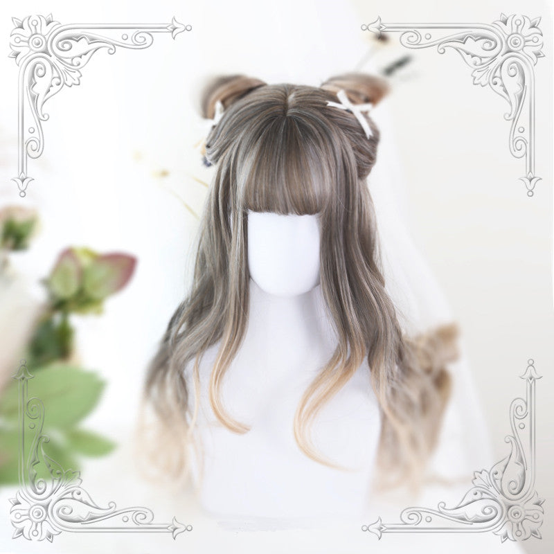 "LOLITA GRADIENT GREY GOLD" WIG Y022902