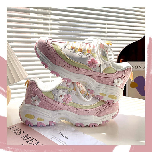 NICHE DESIGN CHERRY BLOSSOM SNEAKERS UB98072