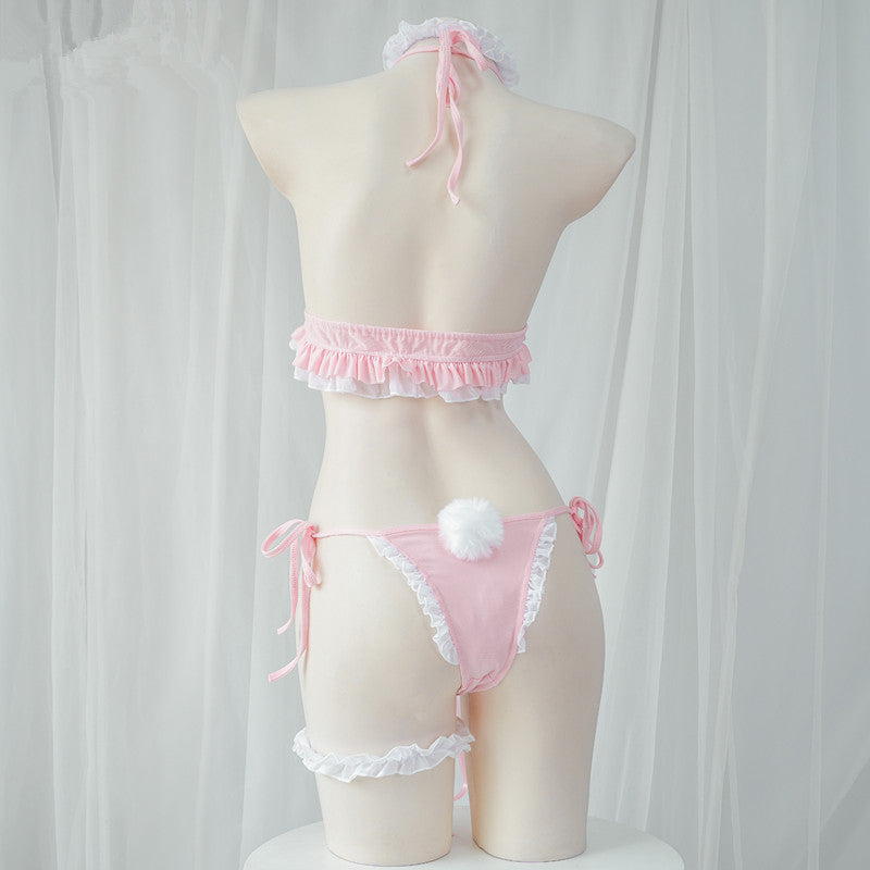 CUTE PINK LACE BIKINI SET UB98102