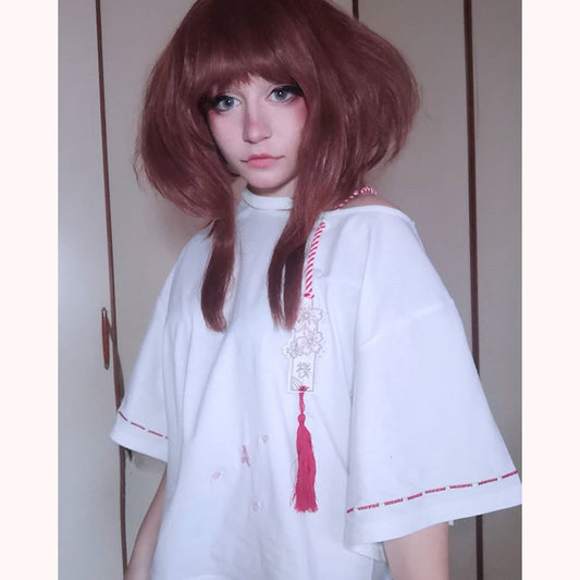 [@mochichuu] "CHERRY BLOSSOM EMBROIDERED" TOP + PLEATED SKIRT SET K092512REVIEW