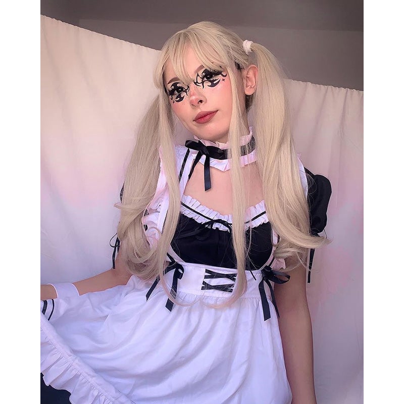 "CUTE LOLITA BLACK WHITE" MAID OUTFIT N010802