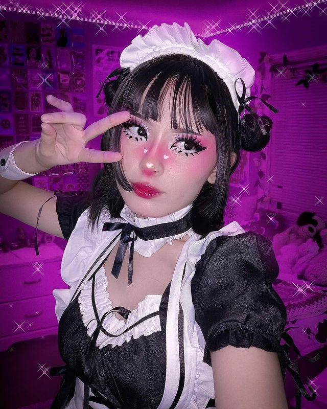 "CUTE LOLITA BLACK WHITE" MAID OUTFIT N010802