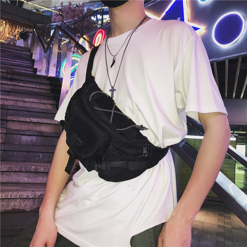 “reflective strip” CROSSBODY BAG W110604