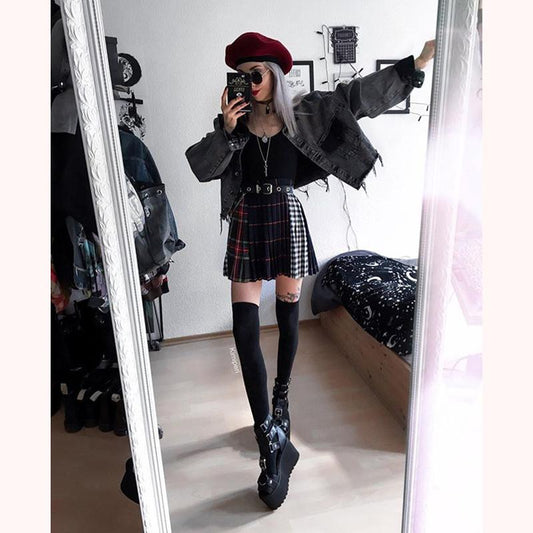 [@kimiperi] "PUNK CIRCLE HOLE CHAIN" BELT K041802REVIEW