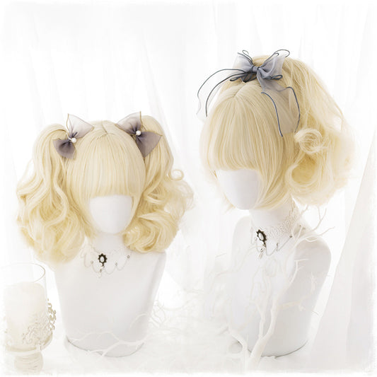 "LOLITA CREAM YELLOW PONYTAIL" WIG N121407