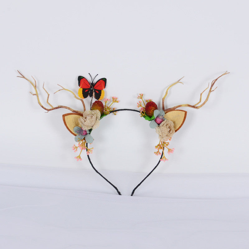 "BUTTERFLY ANTLER" HEADBAND N083101