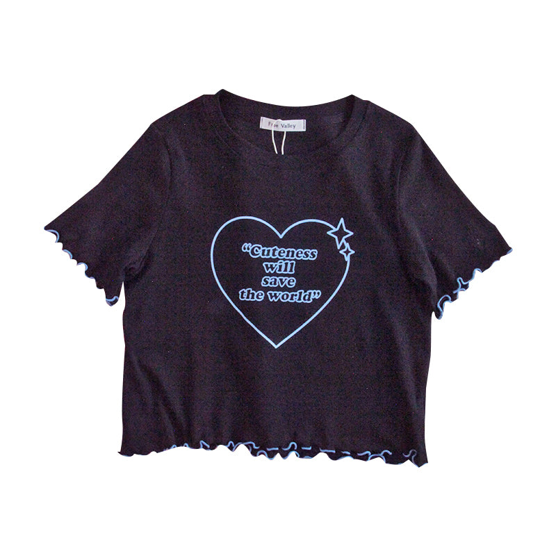 "CUTENESS WILL SAVE THE WORLD" T-SHIRT N052604