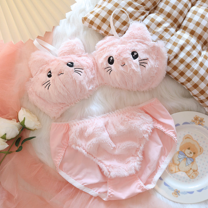 "CAT EAR" UNDERWEAR SET N012104