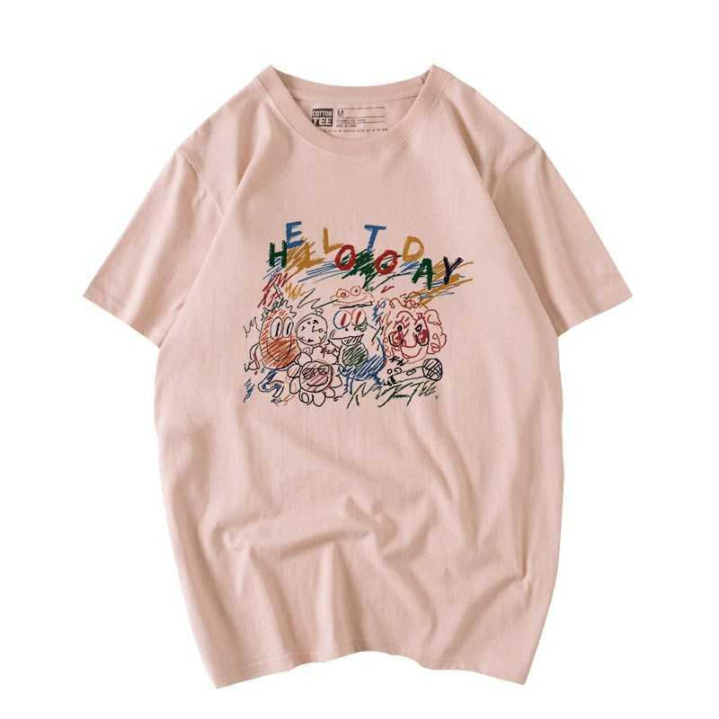 "HELLO TODAY" T-SHIRT N030204