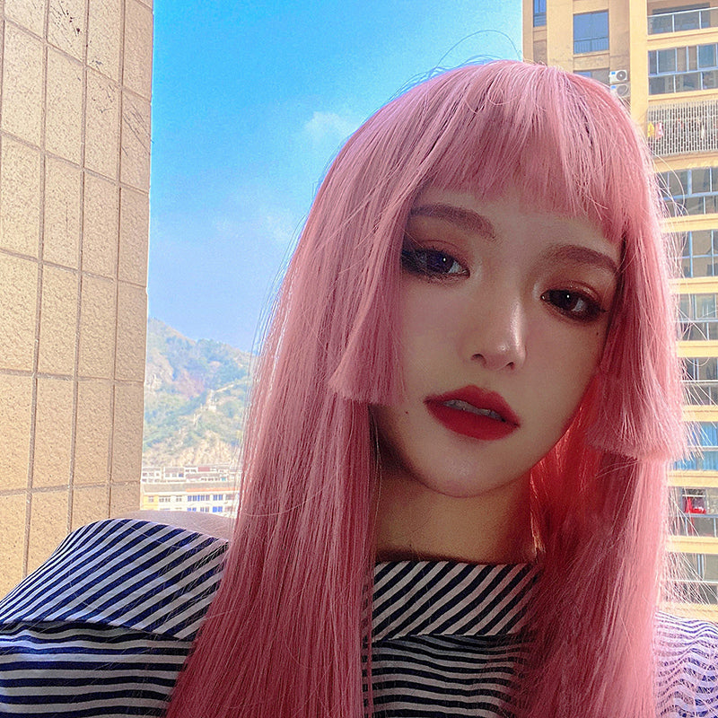 "LOLITA PINK PRINCESS CUT LONG STRAIGHT" WIG N032402