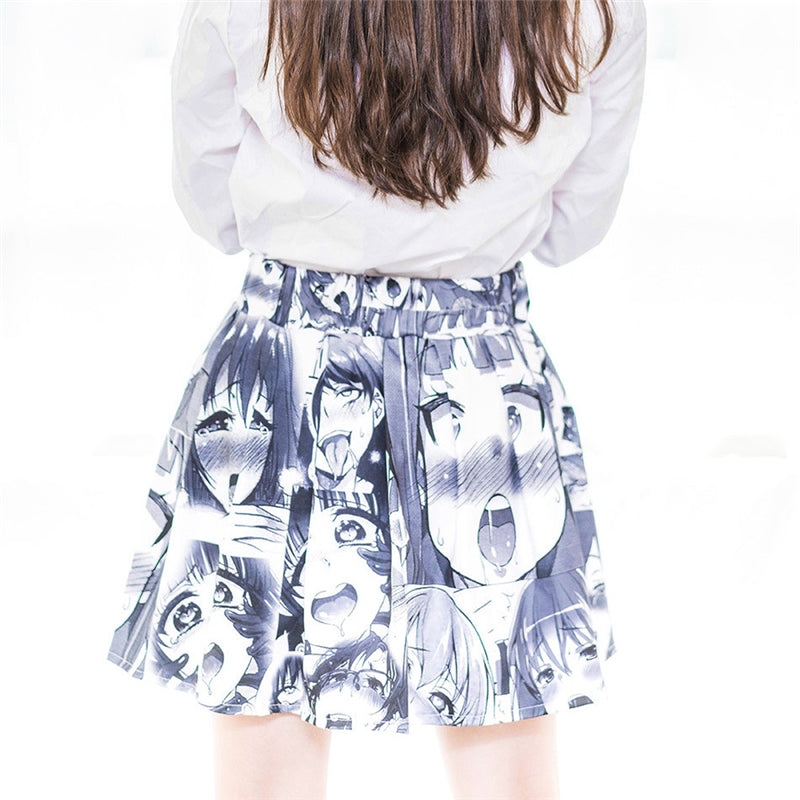Kpop Black Pleated Skirts, Japanese School Uniform Anime Cosplay 'jk'  Uniform Skirts For Spring & Summer, Women's Clothing - Temu