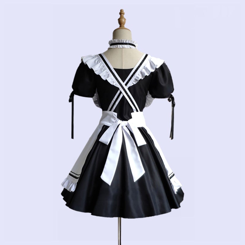 "CUTE LOLITA BLACK WHITE" MAID OUTFIT N010802