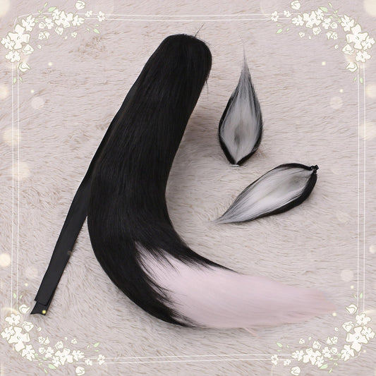 COSPLAY FOX EAR HAIR CLIP + TAIL SET UB2692