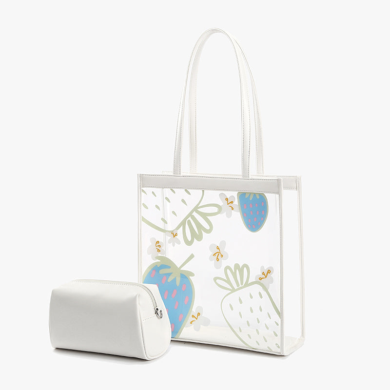 "SWEET FRUIT PRINT TRANSPARENT" BAG UB2417