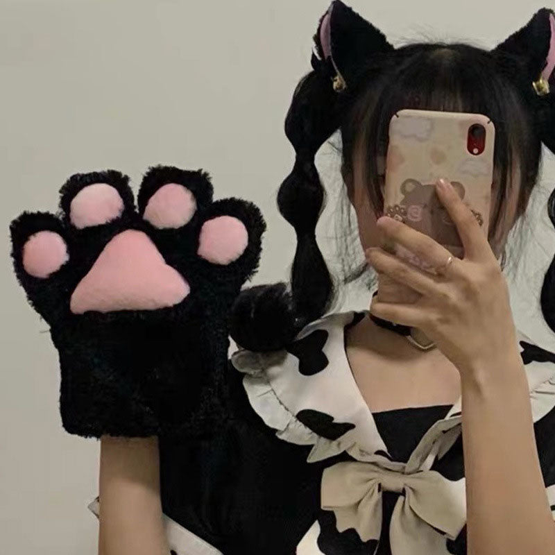 CUTE PLUSH CAT PAW GLOVE (SINGLE) UB2684