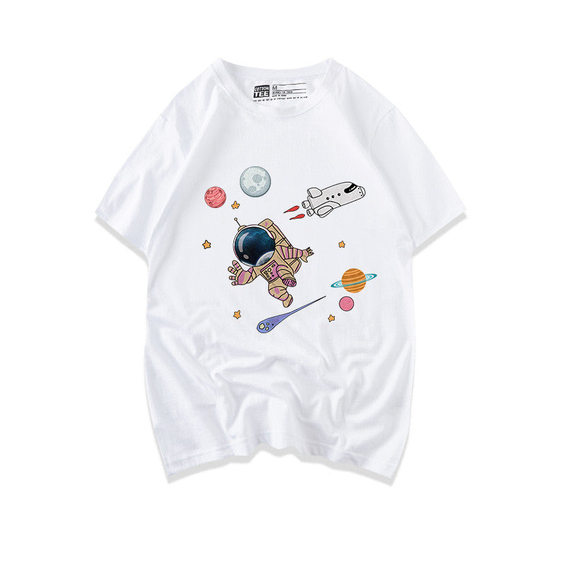 "ASTRONAUT PLANET PRINT" T-SHIRT N030206