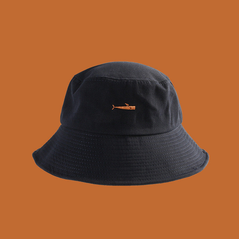 "FISH EMBROIDERY FISHERMAN" HAT N051803