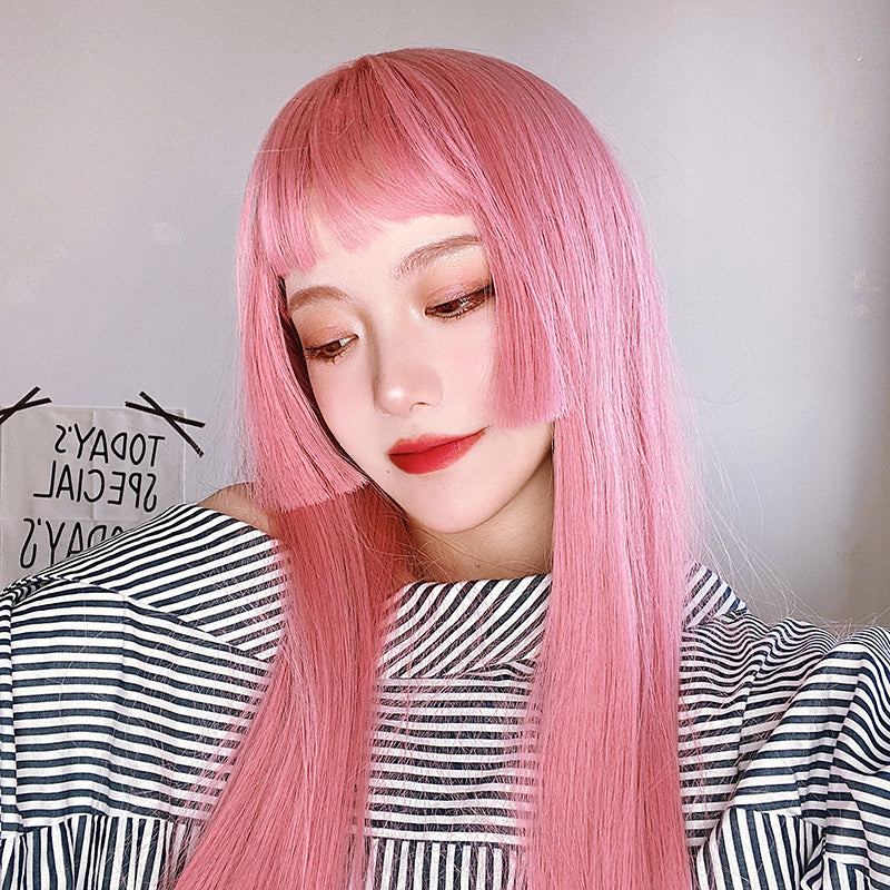 "LOLITA PINK PRINCESS CUT LONG STRAIGHT" WIG N032402