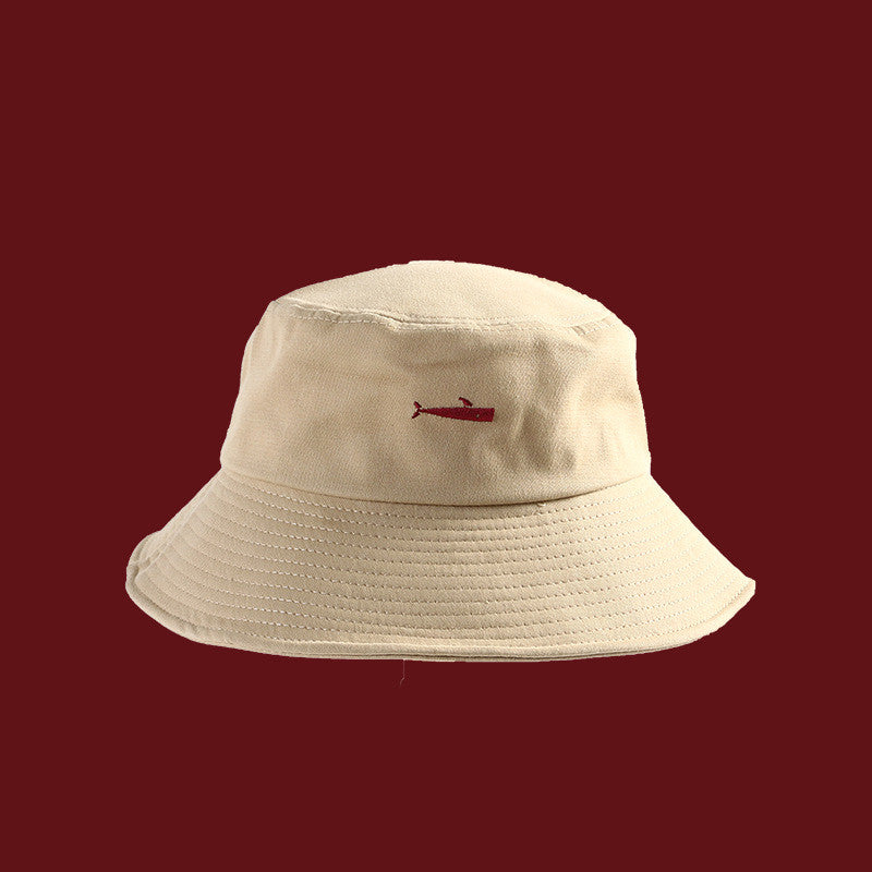 "FISH EMBROIDERY FISHERMAN" HAT N051803