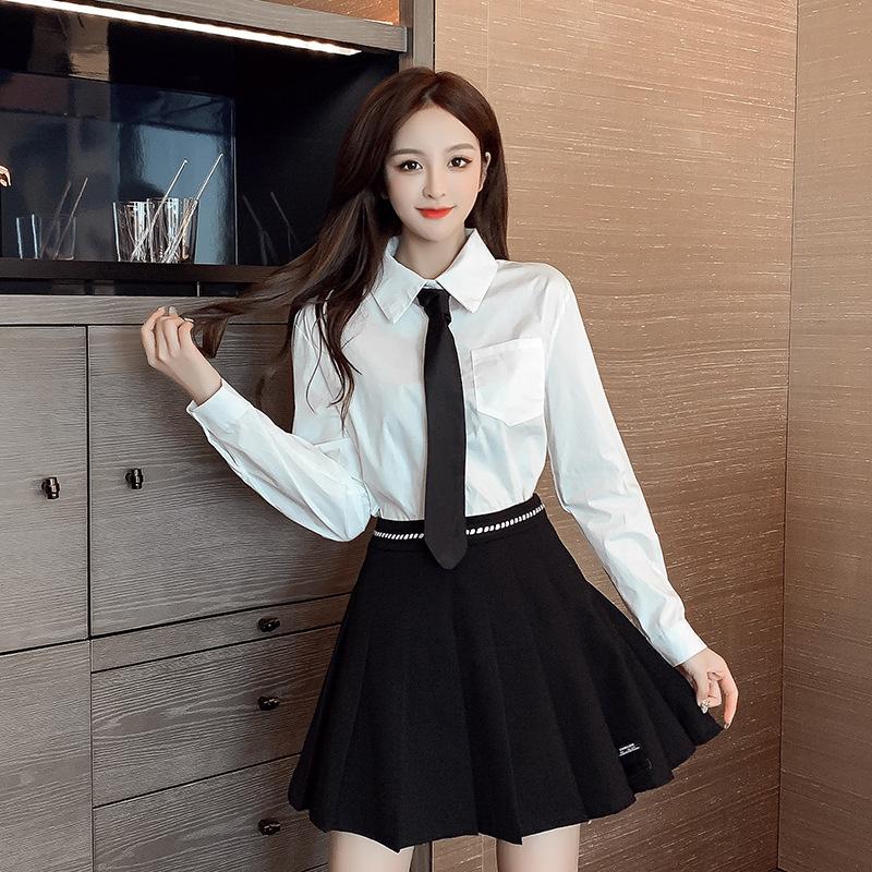 [@maggielivings] JFASHION BLAZER + PLEATED SKIRT SUIT N092304