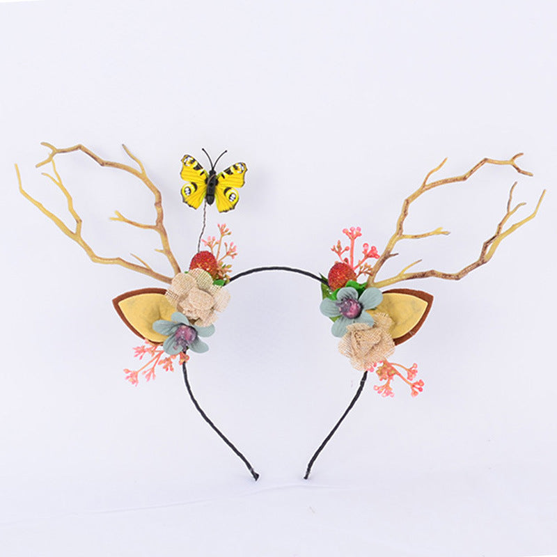 "BUTTERFLY ANTLER" HEADBAND N083101