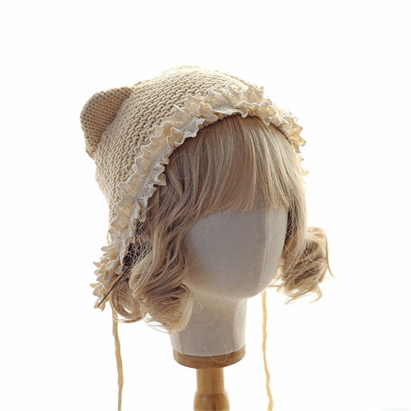 "CAT EAR WOOL" HAT N092407