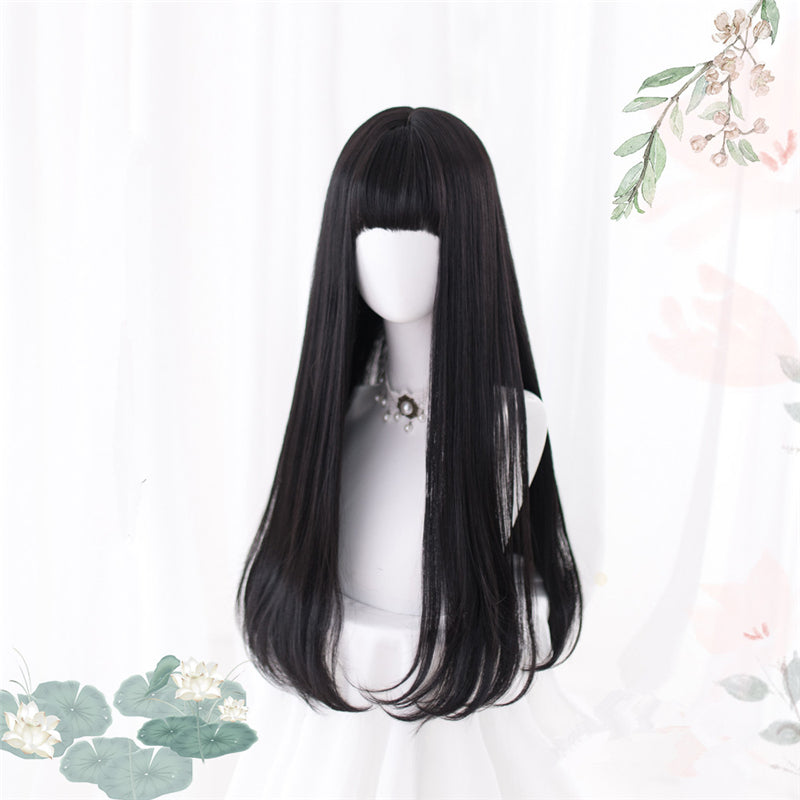 [ @julianna.mur ] “BLACK LONG STRAIGHT” WIG D052109