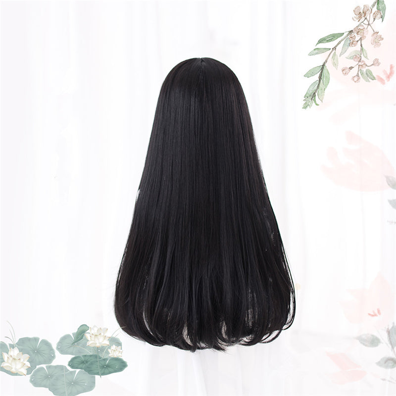 [ @julianna.mur ] “BLACK LONG STRAIGHT” WIG D052109