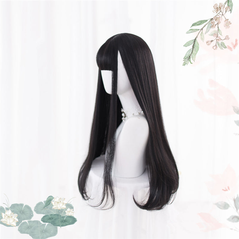 [ @julianna.mur ] “BLACK LONG STRAIGHT” WIG D052109