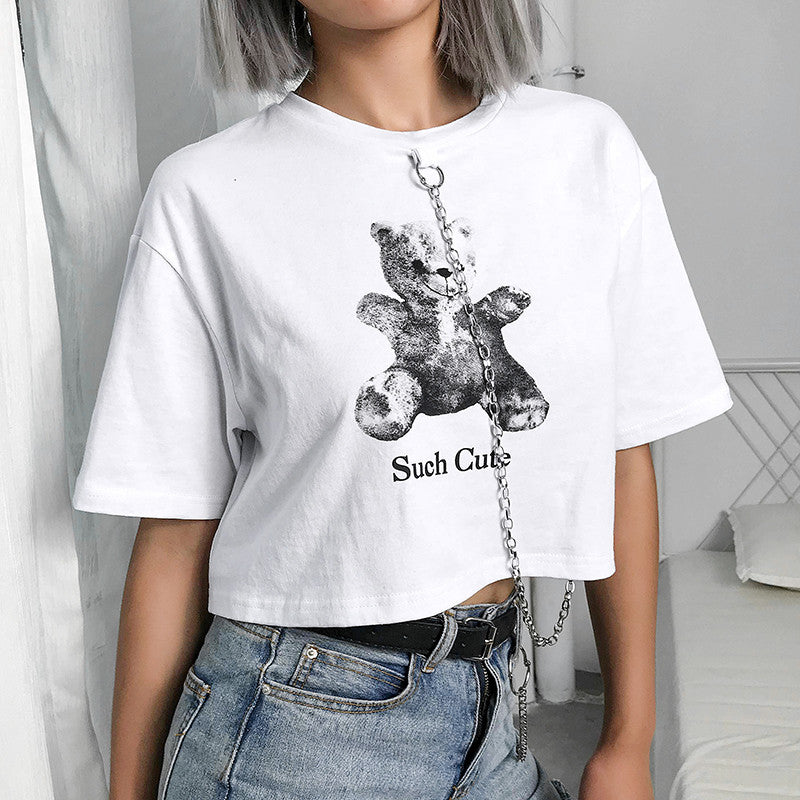 "SUCH CUTE BEAR" T-SHIRT D042407