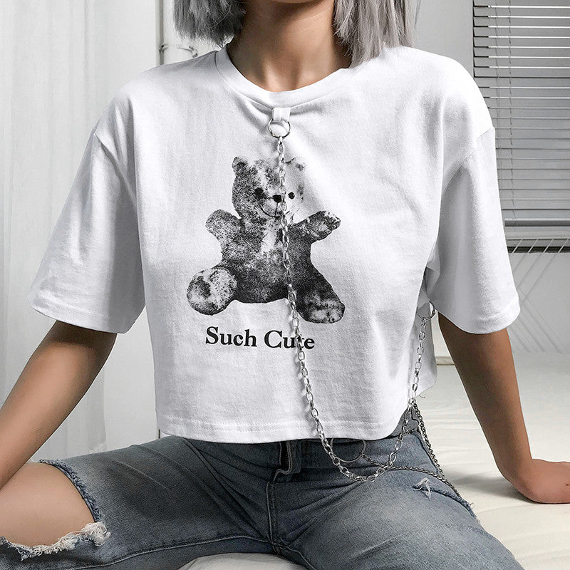 "SUCH CUTE BEAR" T-SHIRT D042407