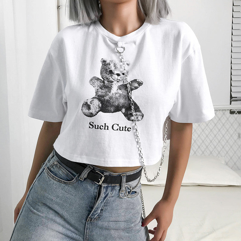 "SUCH CUTE BEAR" T-SHIRT D042407