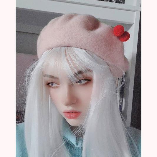 [@eunoia.sonders] "JFASHION CHERRY" BERET W010318REVIEW